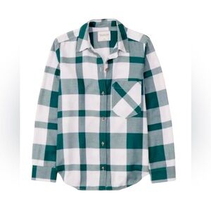 ABERCROMBIE AND FITCH Soft A&F Collection Flannel Shirt, Size XXSMALL